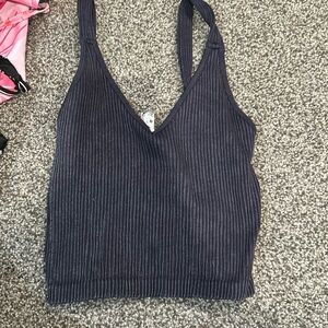 Black seamless tank